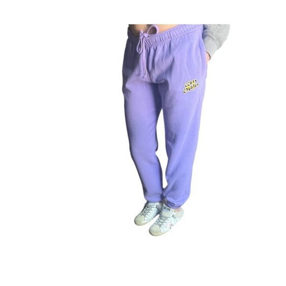 NWOT Cross Colours Black Lives Are Loved Jogger Pants Kids Medium Purple Size S